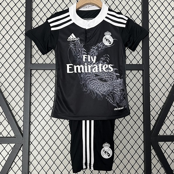 2014/15 R MAD 3RD Black Retro Kids Soccer jersey