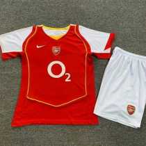2004/05 ASN Home Red Retro Kids Soccer jersey