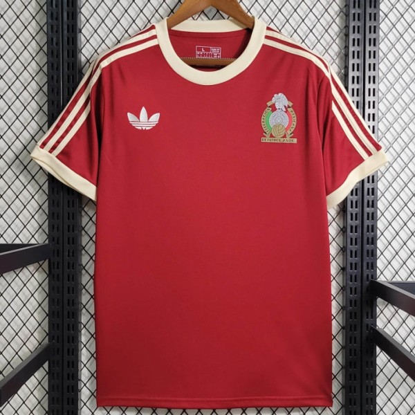 1985/86 Mexico Special Edition Red Retro Soccer jersey