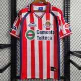 1999/00 Chivas Home Red Retro Soccer jersey