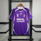 2006/07 R MAD Away Purple Retro Soccer jersey