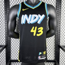 2023 PACERS SIAKAM #43 Black NBA Jerseys