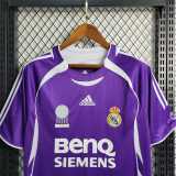 2006/07 R MAD Away Purple Retro Soccer jersey