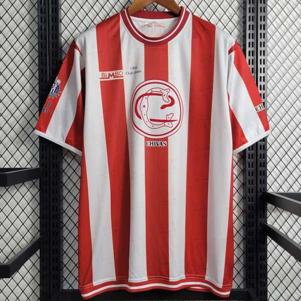 2006 Chivas 100th Anniversary Edition Red Retro Soccer jersey