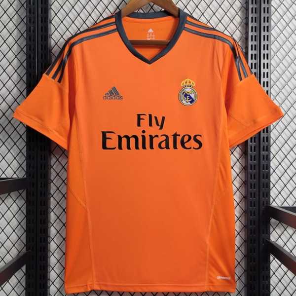 2013/14 R MAD 3RD Orange Retro Soccer jersey
