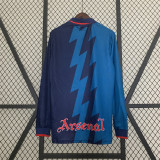 1995 ASN Away Dark Blue Retro Long Sleeve Soccer jersey