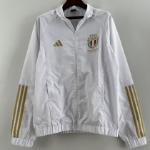 2023 Italy White Windbreaker