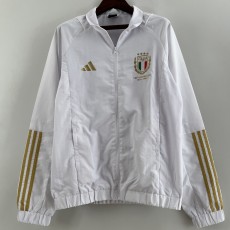 2023 Italy White Windbreaker