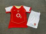 2004/05 ASN Home Red Retro Kids Soccer jersey