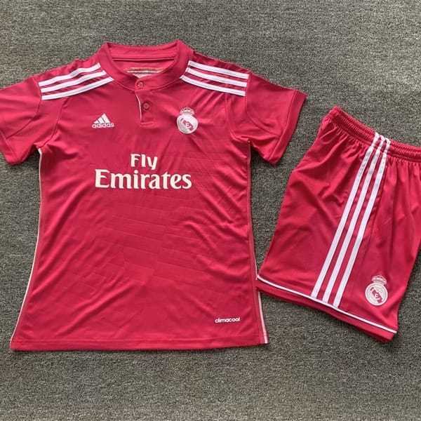 2014/15 R MAD Away Pink Retro Kids Soccer jersey