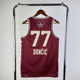 2023 DONCIC #77 Red NBA Jerseys