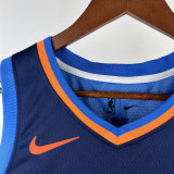 2023 THUNDER GIL GEOUS-ALEXANDER #2 Dark Blue NBA Jerseys