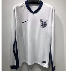 2024 England Home Fans Long Sleeve Soccer jersey