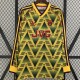 1991/92 ASN Away Yellow Retro Long Sleeve Soccer jersey