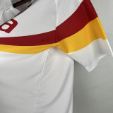 1990 Roma Away White Retro Soccer jersey