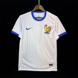 2024 France Away White Fans Soccer jersey