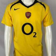 2005/06 ASN Away Yellow Retro Soccer jersey
