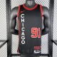 2024 BULLS RODMAN #91 Black NBA Jerseys