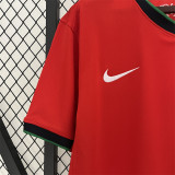 2024 Portugal Home Red Fans Soccer jersey
