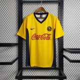 1991 Club America Home Yellow Retro Soccer jersey