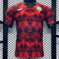 2024 Morocco Red Player Training Shirts