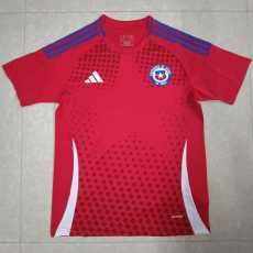 2024 Chile Home Red Fans Soccer jersey