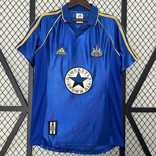 1998/99 Newcastle Away Blue Retro Soccer jersey