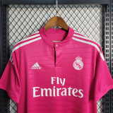 2014/15 R MAD Away Pink Retro Soccer jersey