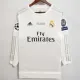 2015/16 R MAD Home White Retro Long Sleeve Soccer jersey