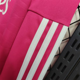 2014/15 R MAD Away Pink Retro Long Sleeve Soccer jersey