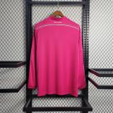 2014/15 R MAD Away Pink Retro Long Sleeve Soccer jersey