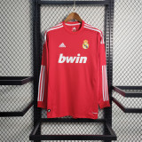 2011/12 R MAD 3RD Red Retro Long Sleeve Soccer jersey