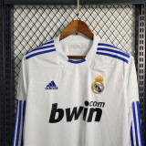 2010/11 R MAD Home White Retro Long Sleeve Soccer jersey