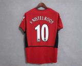 2002/04 Man Utd Home Red Retro Soccer jersey