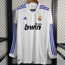 2010/11 R MAD Home White Retro Long Sleeve Soccer jersey