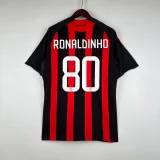2008/09 ACM Home Black Retro Soccer jersey