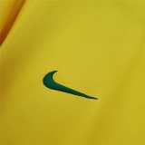 2006 Brazil Home Yellow Retro Soccer jersey
