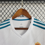 2017/18 R MAD Home White Retro Long Sleeve Soccer jersey