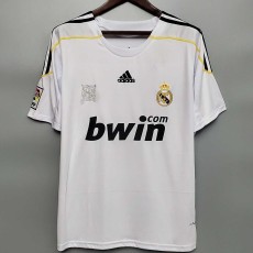 2009/10 R MAD Home White Retro Soccer jersey