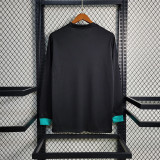 2017/18 R MAD Away Black Retro Long Sleeve Soccer jersey