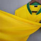 2006 Brazil Home Yellow Retro Soccer jersey