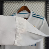 2017/18 R MAD Home White Retro Long Sleeve Soccer jersey