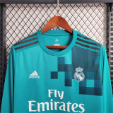 2017/18 R MAD 3RD Green Retro Long Sleeve Soccer jersey