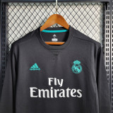 2017/18 R MAD Away Black Retro Long Sleeve Soccer jersey