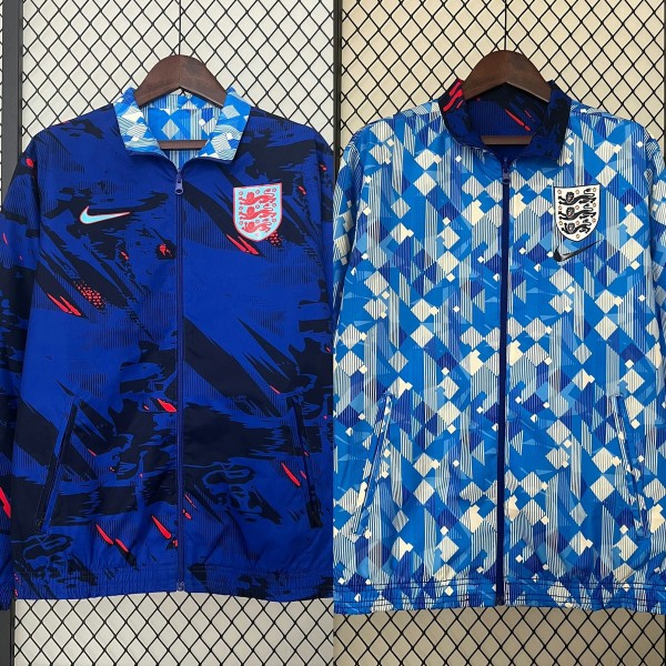 2024 England Blue Windbreaker