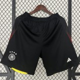 2024 Germany Home Black Fans Soccer Shorts