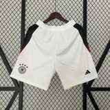 2024 Germany Home White Fans Soccer Shorts