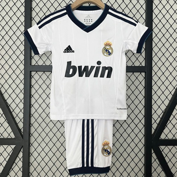2012/13 R MAD Home White Retro Kids Soccer jersey