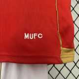 2006/07 Man Utd Home Red Retro Kids Soccer jersey