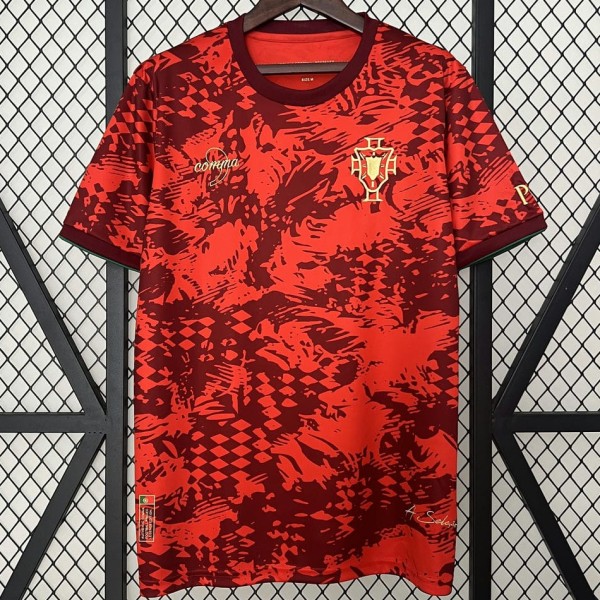 2024 Portugal Red Training Shirts